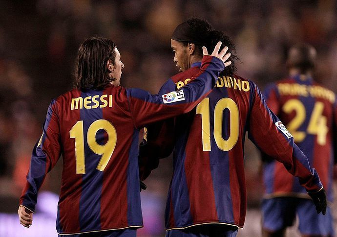Messi & Ronaldinho in 2007