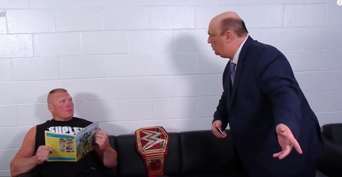 Brock Lesnar WWE Raw Paul Heyman