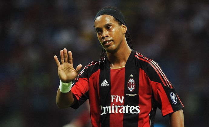 Ronaldinho with Milan