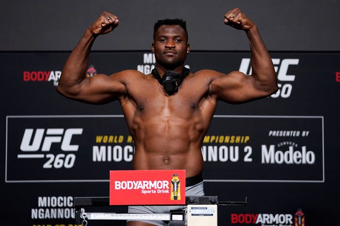 Francis Ngannou is the current UFC heavyweight champion