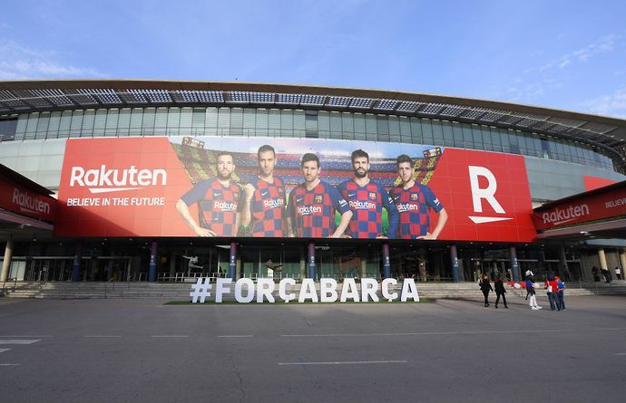 Camp Nou, home to Barcelona