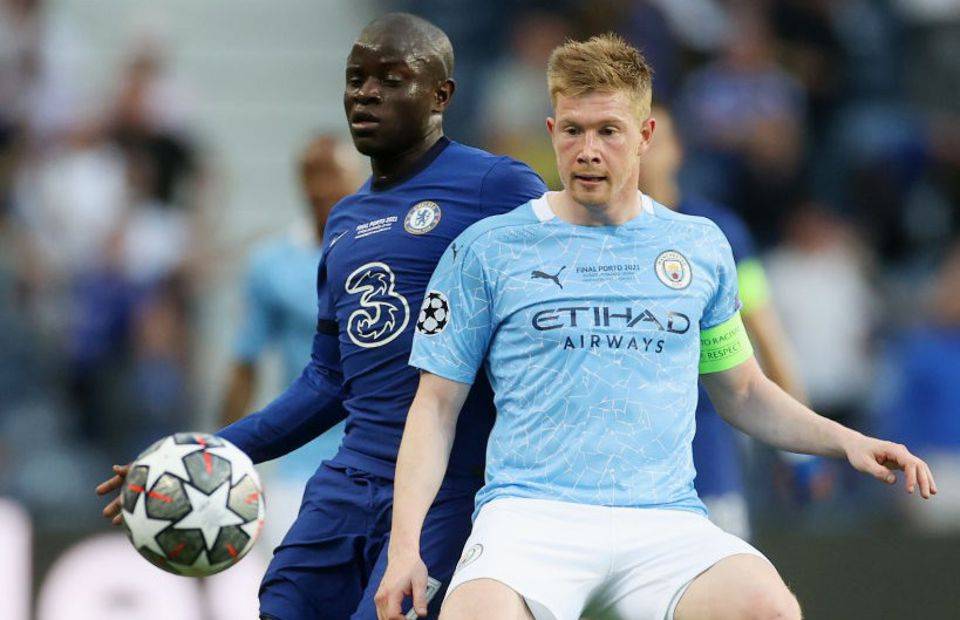 Kevin De Bruyne included N'Golo Kante in his five-a-side team