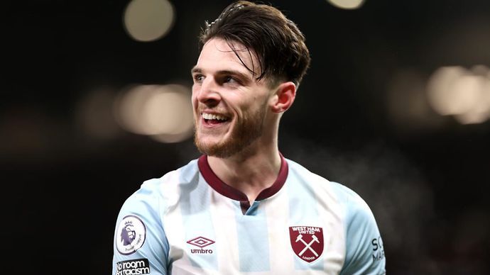 Declan Rice has admitted he 'loves' playing at Old Trafford