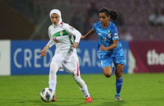 Iran made their debut appearance at the Women’s Asian Cup on Thursday, holding hosts India to a 0-0 draw