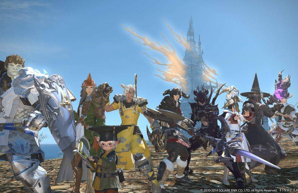 A screenshot of Final Fantasy XIV gameplay.