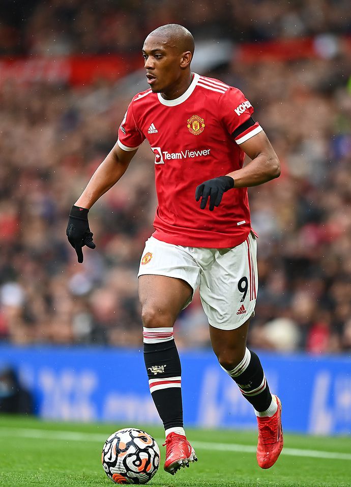 Anthony Martial in action for Man Utd