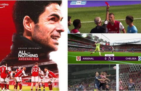Arsenal's Amazon Prime All or Nothing Documentary.