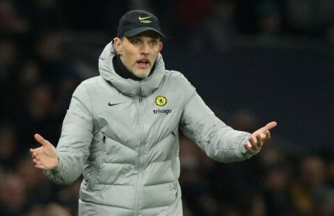 Chelsea manager Thomas Tuchel in League Cup action