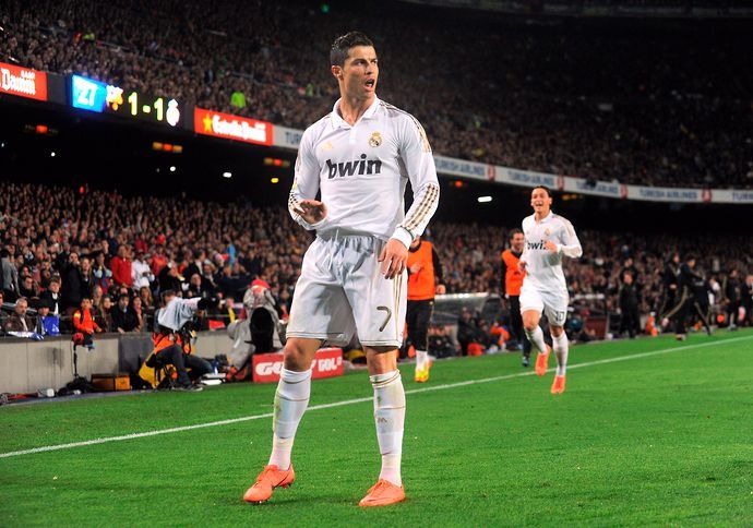 Ronaldo at Real Madrid in 2012