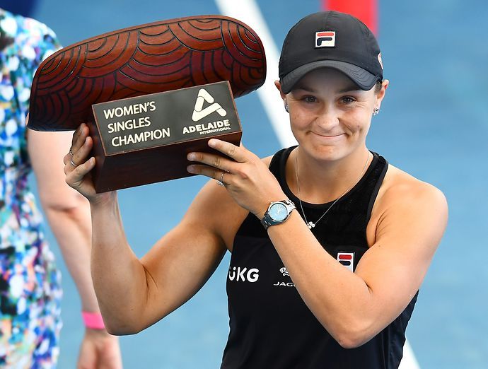 Ashleigh Barty won the Adelaide International at the start of 2022