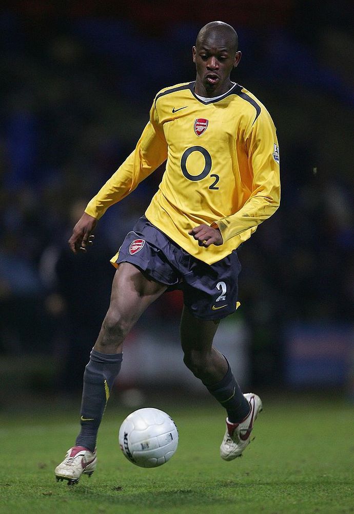 Abou Diaby in action for Arsenal