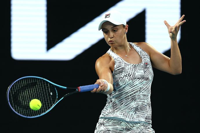 Ashleigh Barty has appeared unflappable at the Australian Open