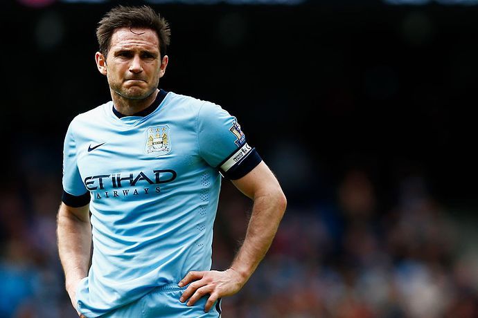 Frank Lampard in action for Manchester City in 2015