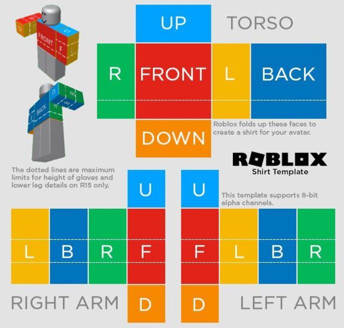 Roblox Shirt Template for you to download