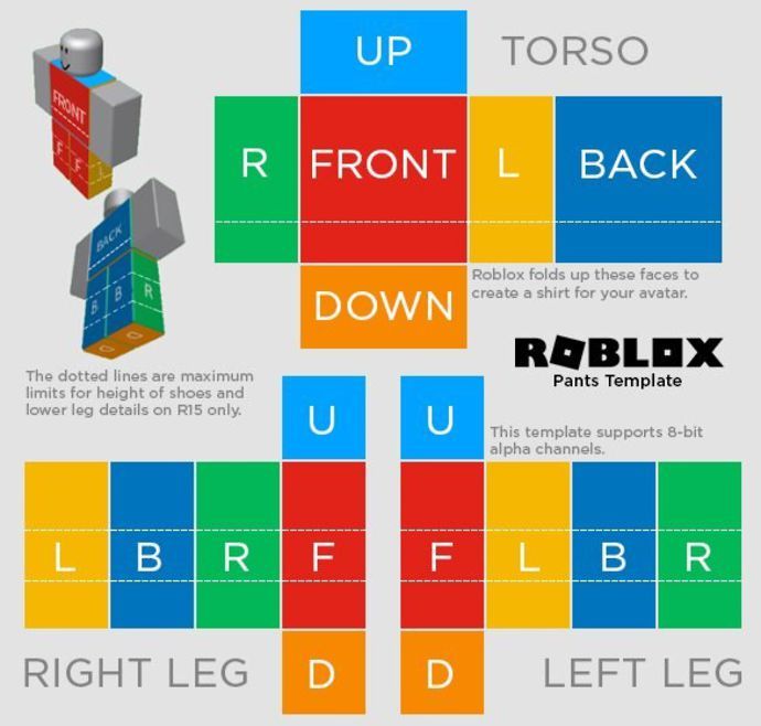 Roblox Pants Template For You To Download