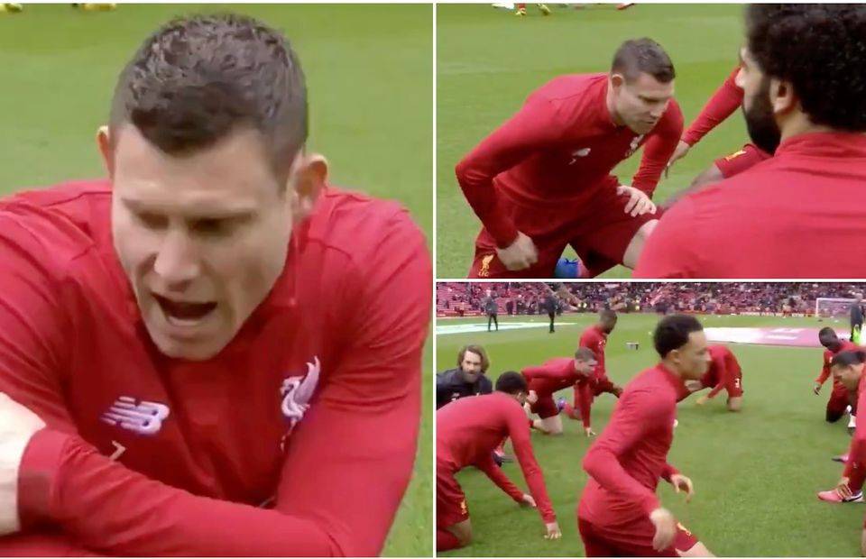 James Milner gave a passionate speech to Liverpool teammates in 2020