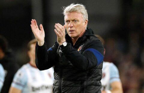 West Ham boss David Moyes claps supporters