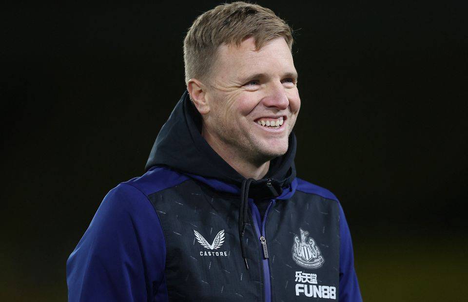 Newcastle United manager Eddie Howe in Premier League action