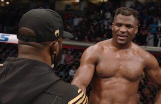 Footage of Francis Ngannou shaking hands with Fernand Lopez is incredibly heartwarming