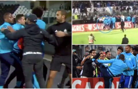 Patrice Evra kicked a Marseille fan in the head back in 2017