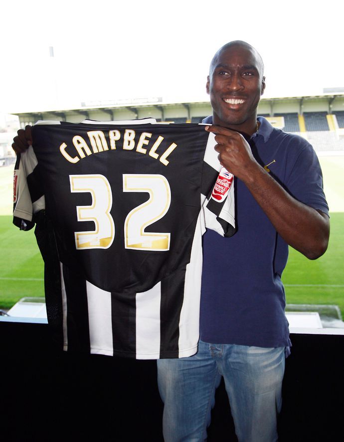 Campbell with Notts County