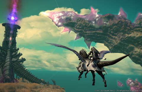 A benchmark screenshot of Final Fantasy XIV: Endwalker