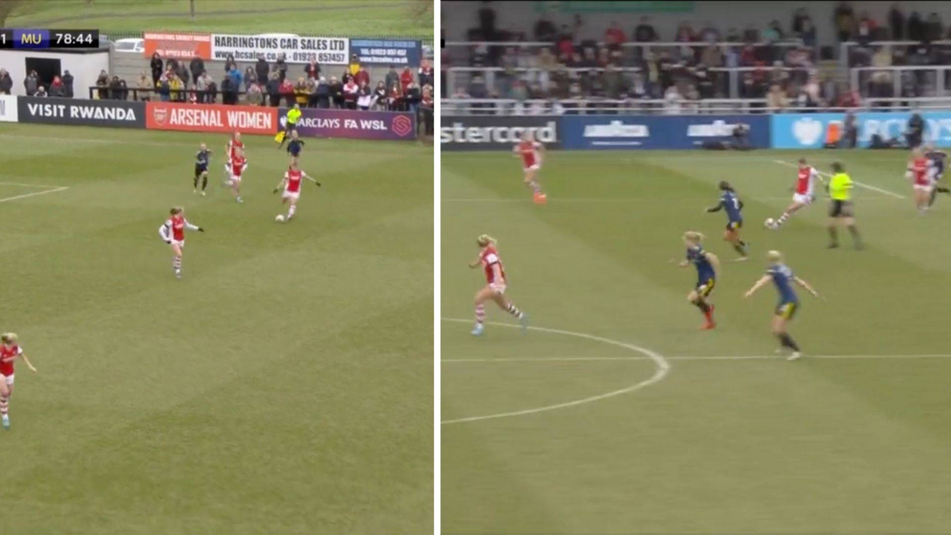 Vivianne Miedema with 'best pass ever' to set up equaliser for Arsenal vs Manchester United