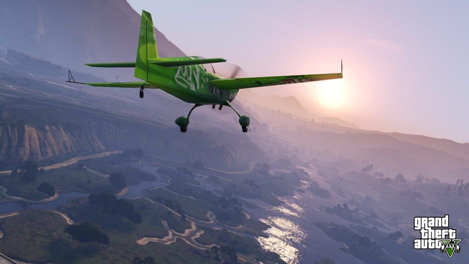 A stunt plane in GTA 5