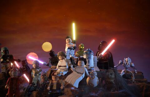 A screenshot taken from LEGO Star Wars: The Skywalker Saga's behind-the-scenes trailer. (Credit: Warner Bros)