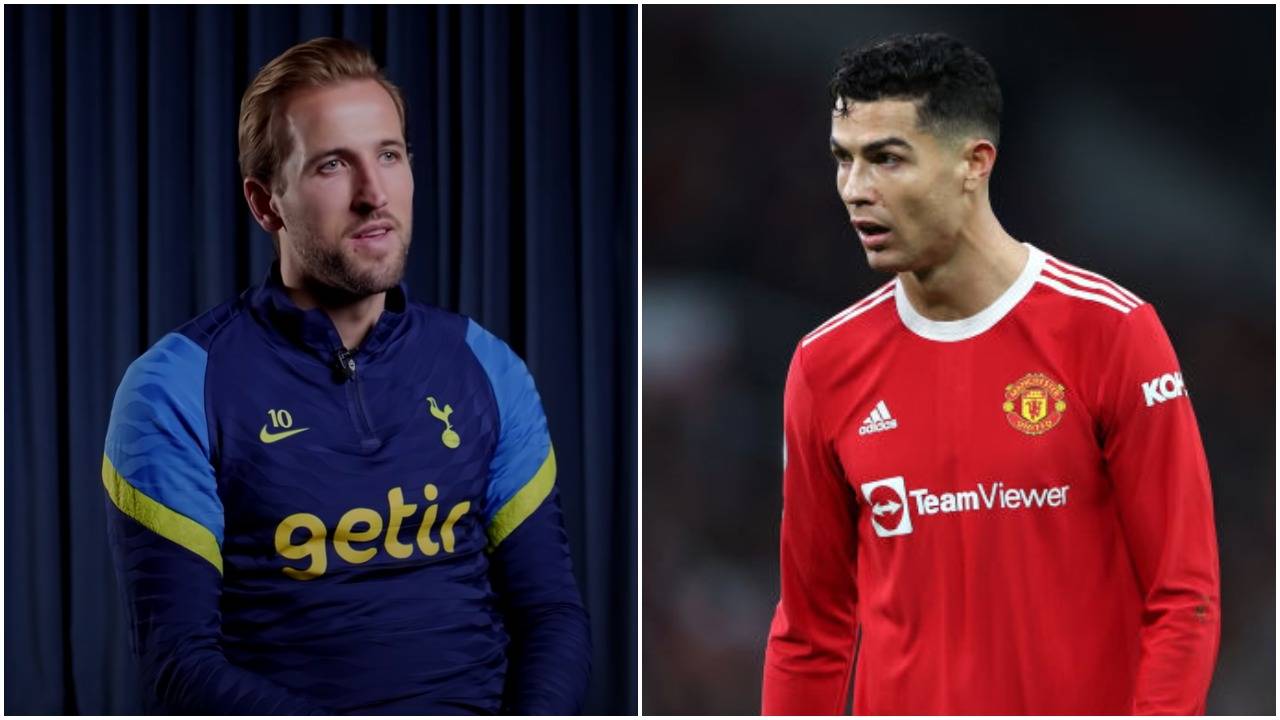 Harry Kane excluded Cristiano Ronaldo when naming his ultimate PL five-a-side team