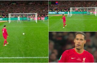 Virgil van Dijk’s penalty and reaction after Kepa Arrizabalaga’s mind games was so cold