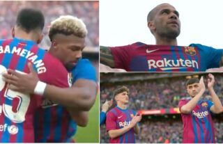 Everyone's blown away by how incredible the camera footage looked during Barcelona 4-2 Atletico