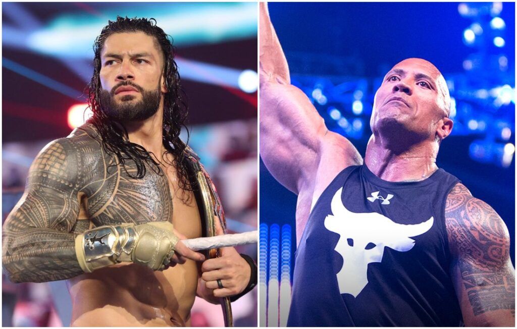 Roman Reigns v The Rock WWE dream match card