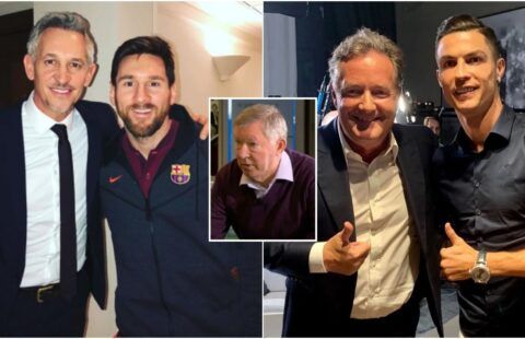 Gary Lineker calls Fergie’s Ronaldo v Messi opinion ‘nonsensical’ - gets into spat with Piers Morgan