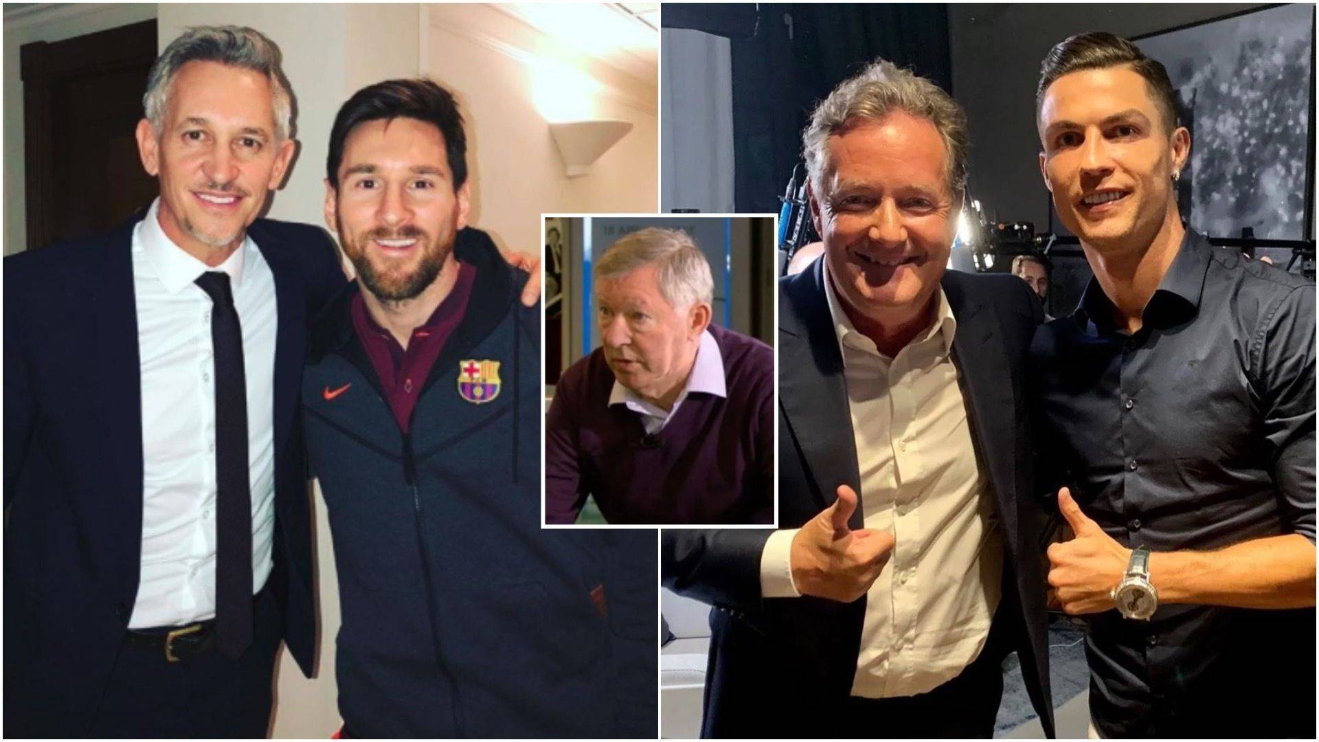 Gary Lineker calls Fergie’s Ronaldo v Messi opinion ‘nonsensical’ - gets into spat with Piers Morgan