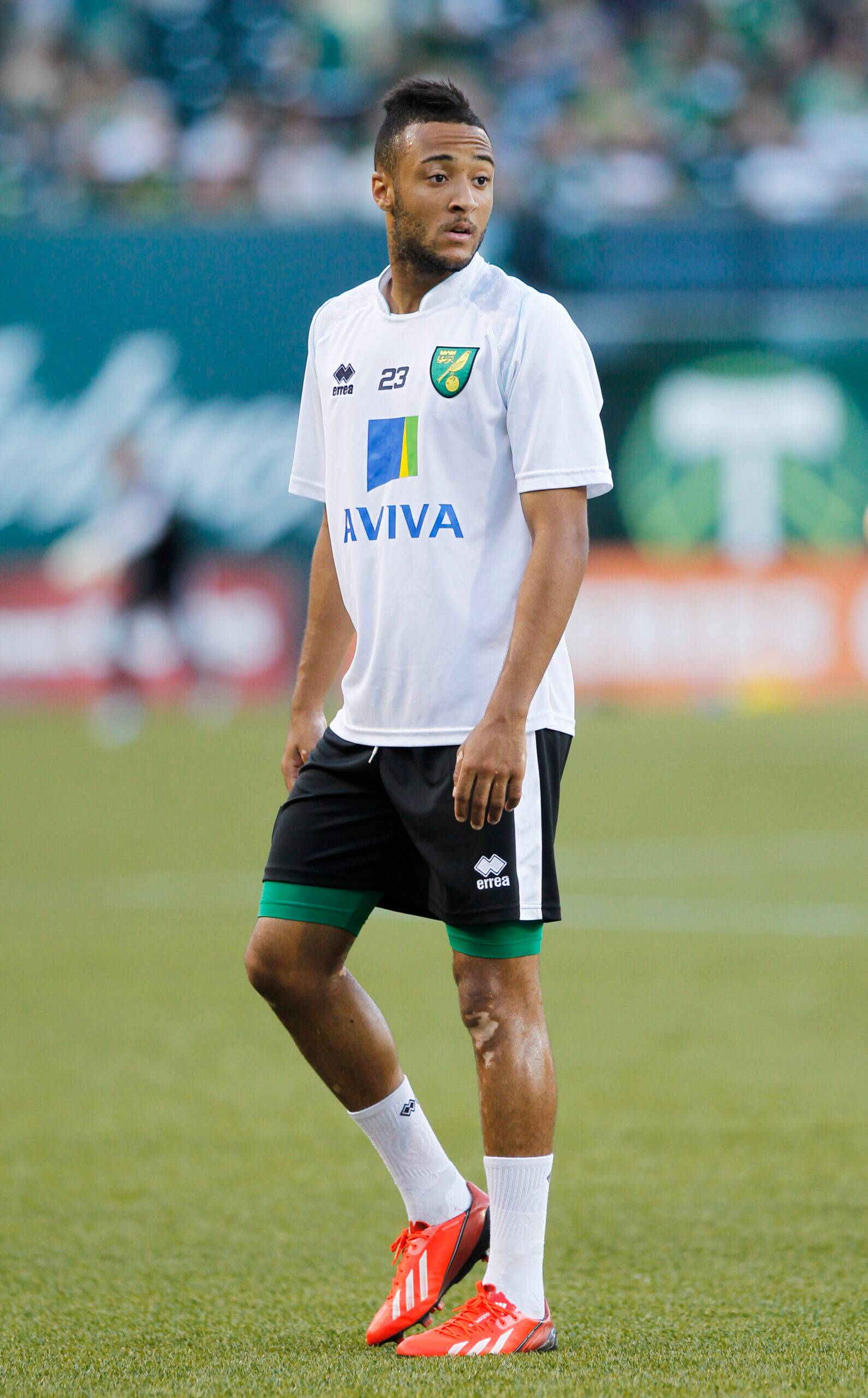 Nathan Redmond - Norwich City warms up Mandatory Credit: Action
