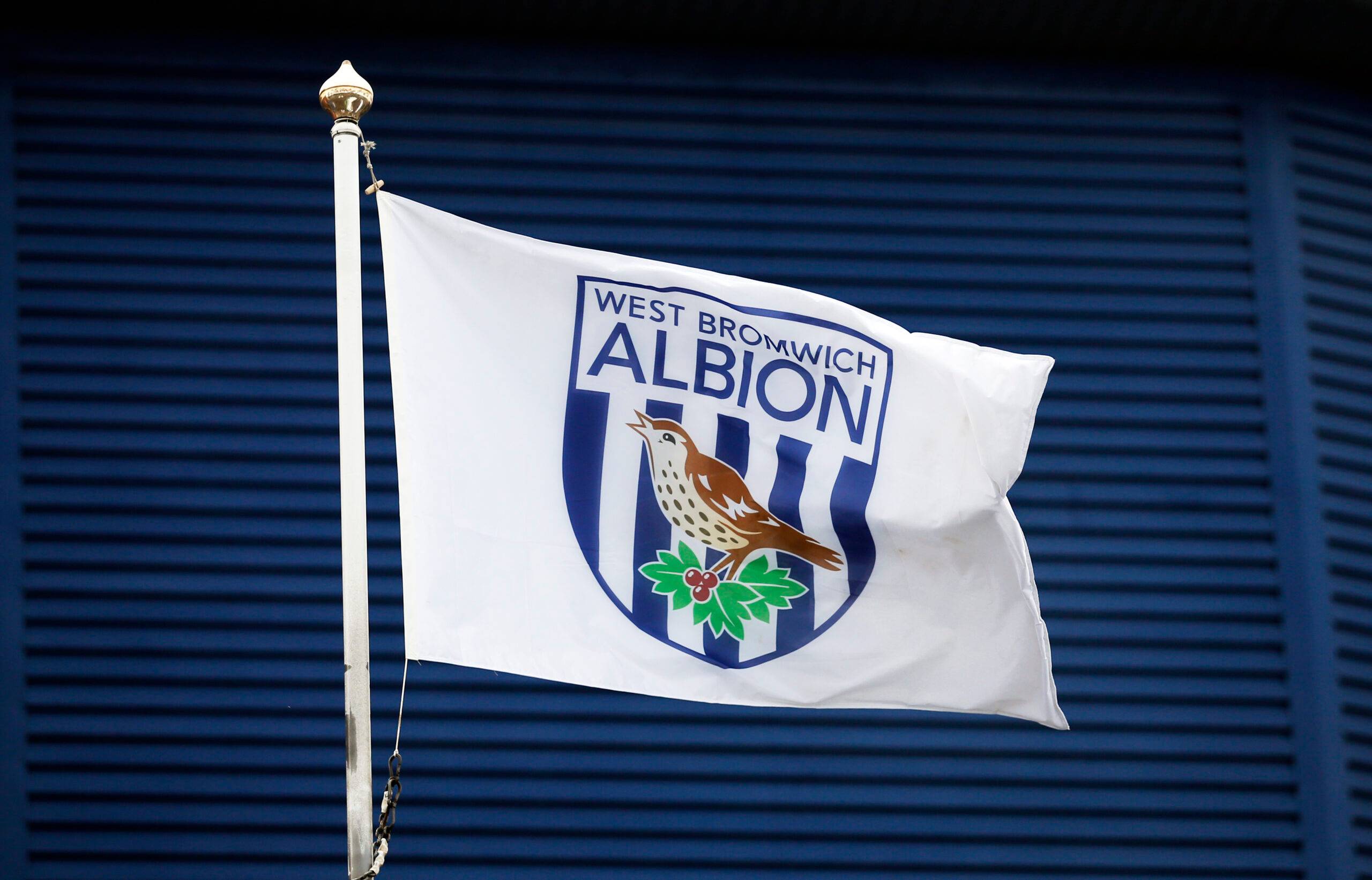 General view of a West Brom flag before the match Action Images via Reuters / Andrew Boyers