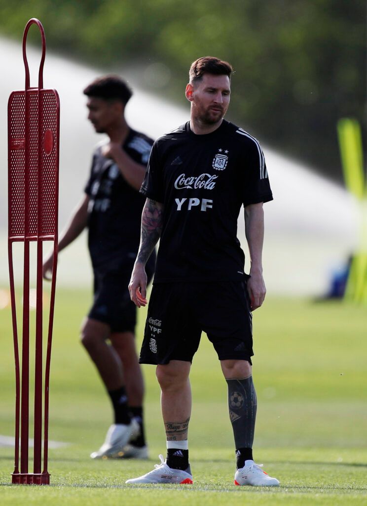 El escandaloso gol en solitario de Lionel Messi en el entrenamiento de Argentina en 2018