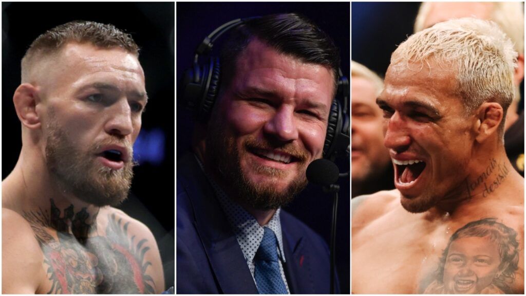 Conor McGregor Michael Bisping Charles Oliveira fight