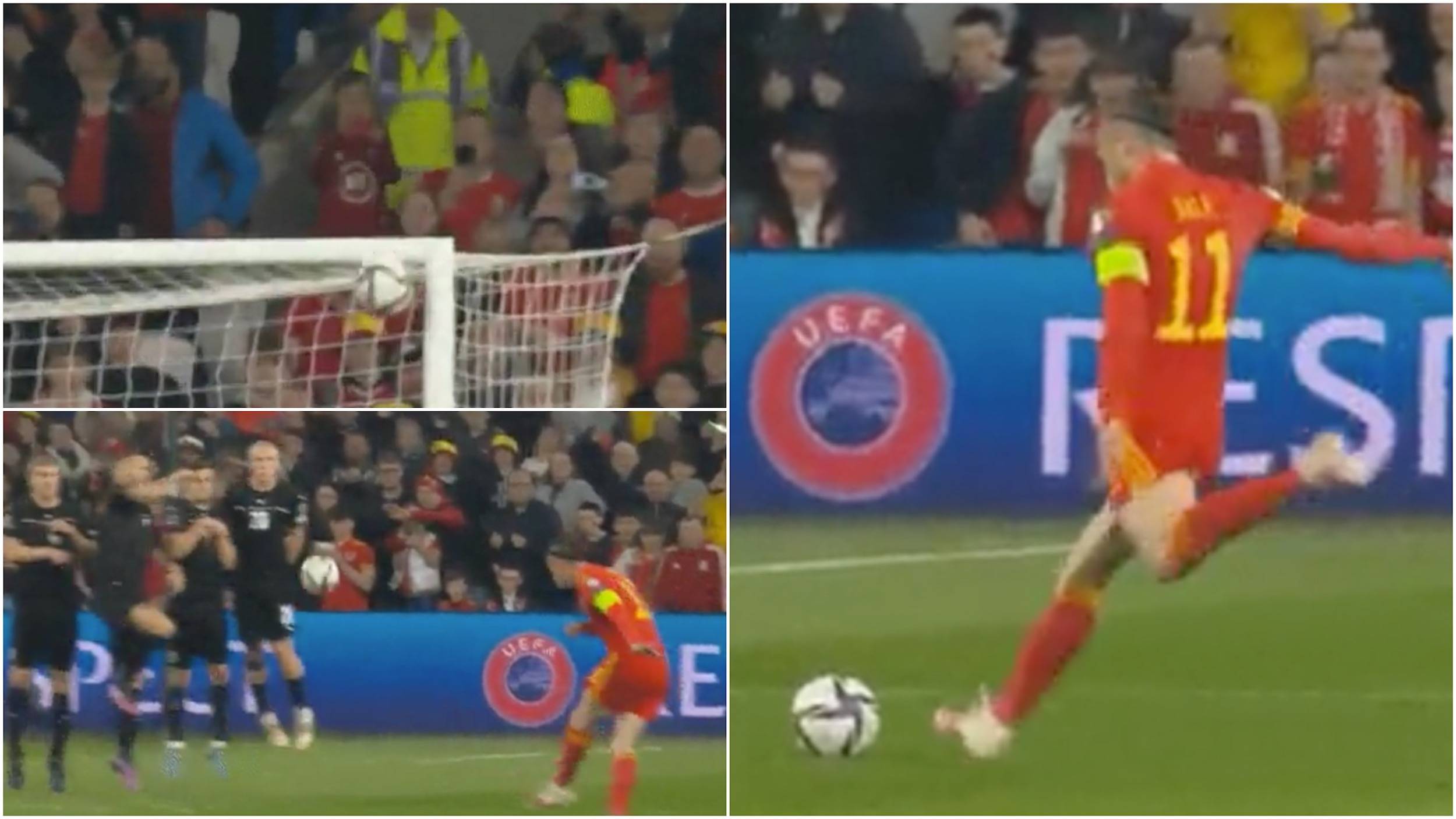 Gareth Bale free-kick: Angle of Wales star’s goal v Austria is so satisfying