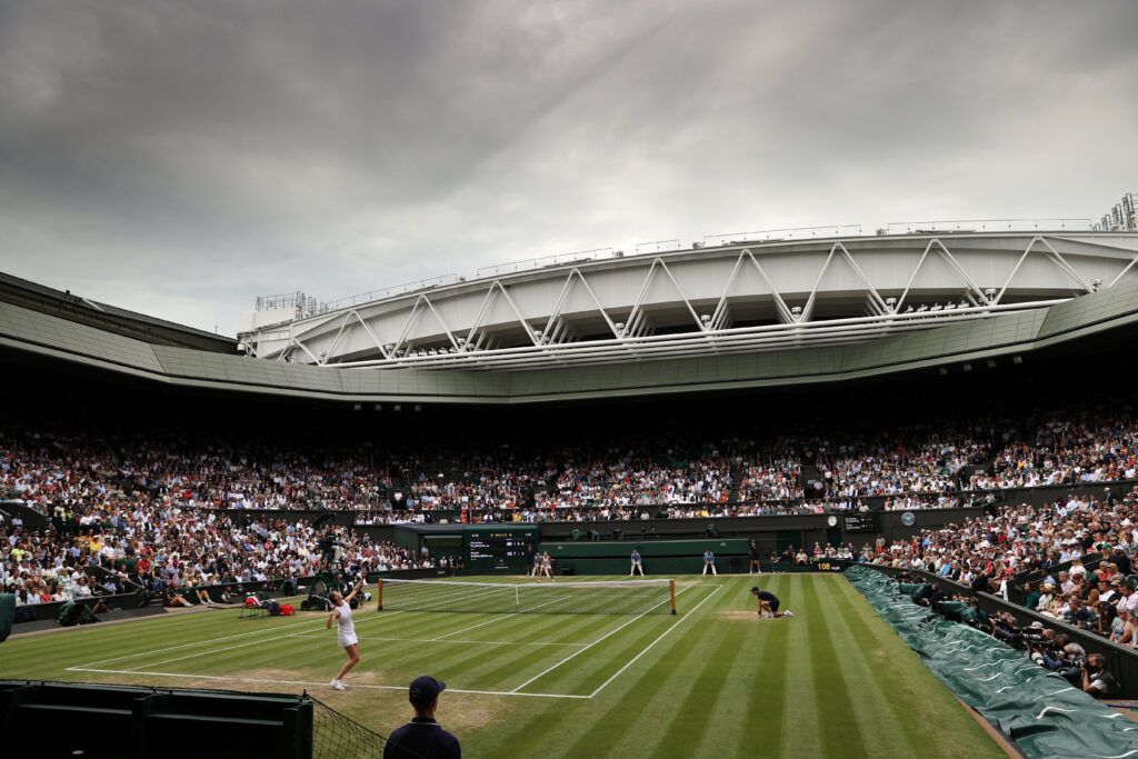 Wimbledon 2021 at All England Lawn Tennis and Croquet Club on July 08, 2021