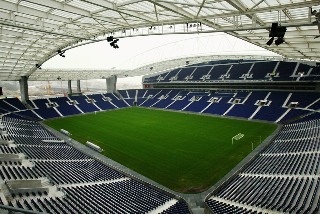 A general view of the Dragao Stadium, Porto, Portugal. One of the venues for the European Championships in 2004.