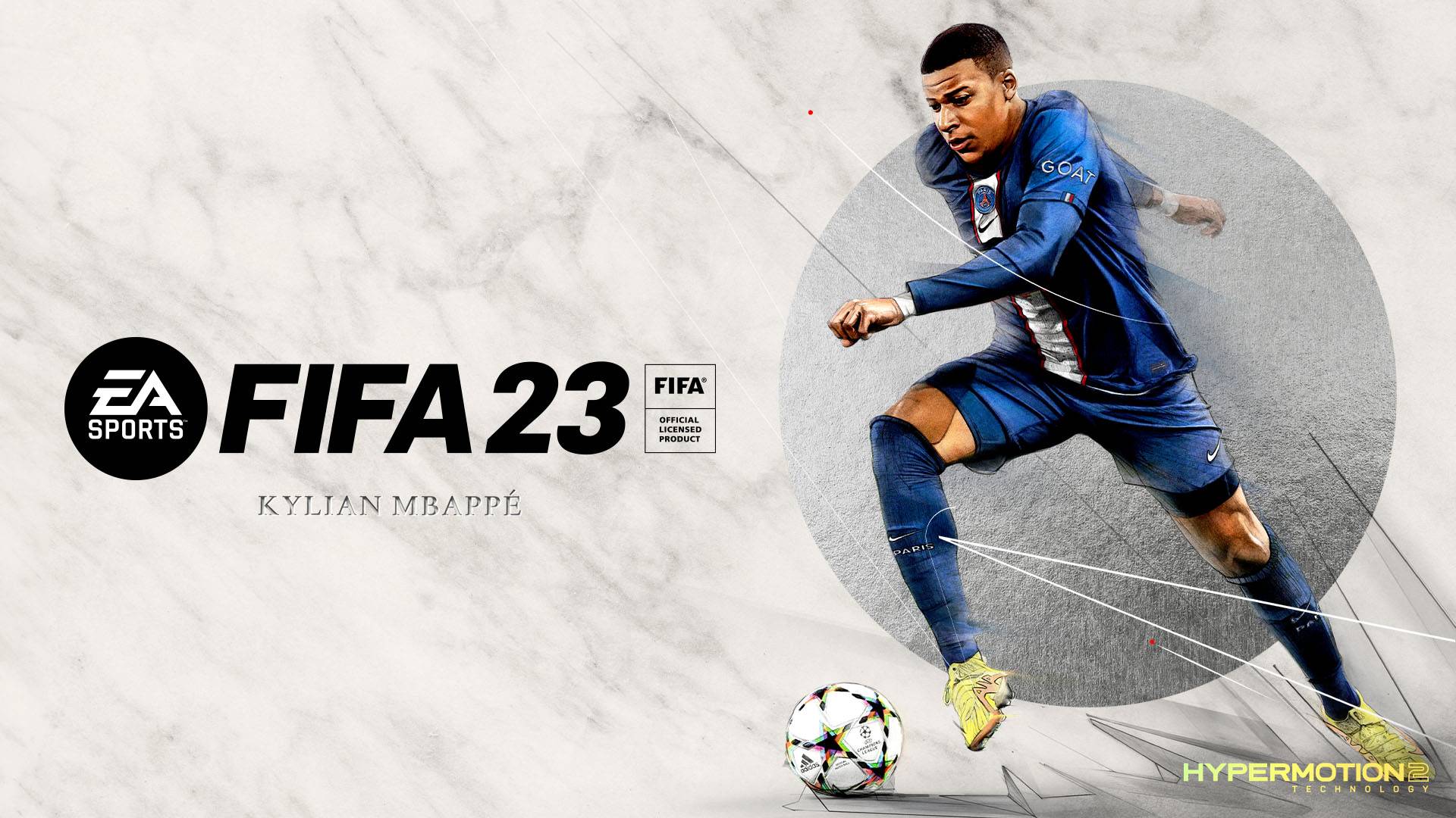 Mbappe FIFA 23 cover