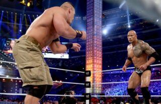 The Rock WWE John Cena