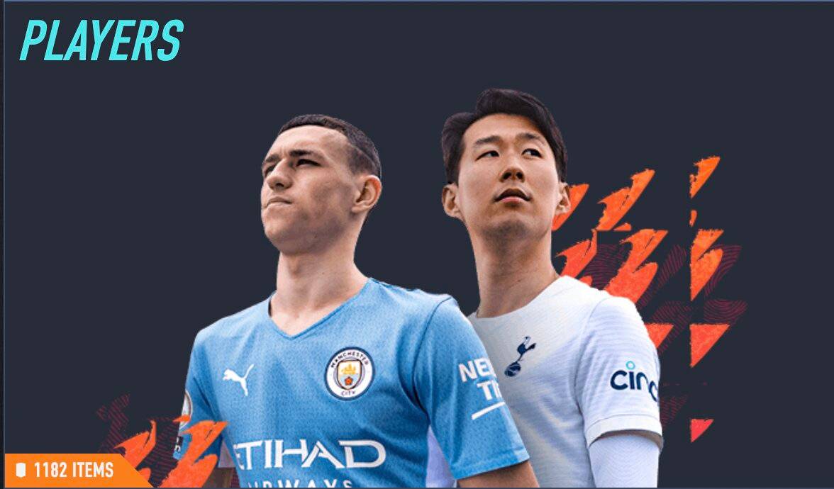 FIFA 22 Son and Foden Spurs and Man City