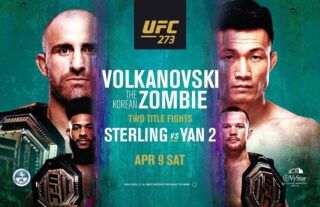 UFC 273 Poster