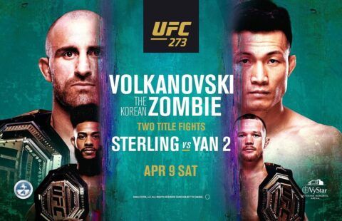 UFC 273 Poster
