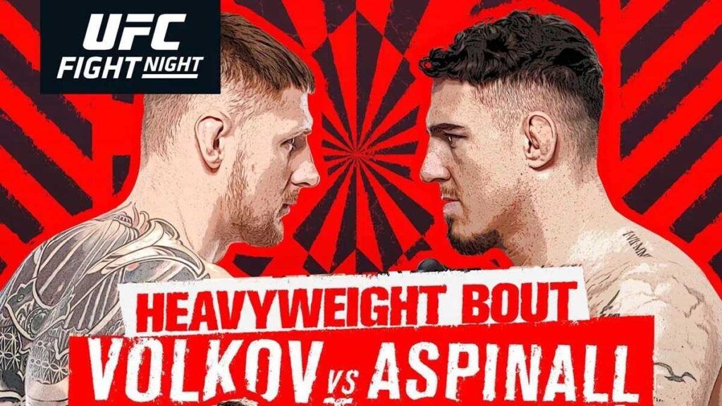 UFC London Volkov vs Aspinall Betting Lines