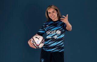 Chelcee Grimes for Soccer Aid
