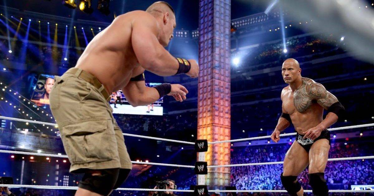 The Rock v John Cena are two of WWE's top stars